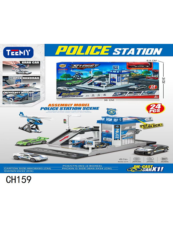 ESTACION DE POLICIA, PRECIO PUBLICADO ES AL POR MAYOR Y DEBEN SER 3 UNIDADES DEL MISMO  1