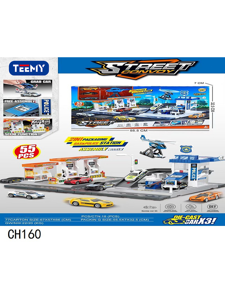 ESTACION DE POLICIA, PRECIO PUBLICADO ES AL POR MAYOR Y DEBEN SER 3 UNIDADES DEL MISMO  1