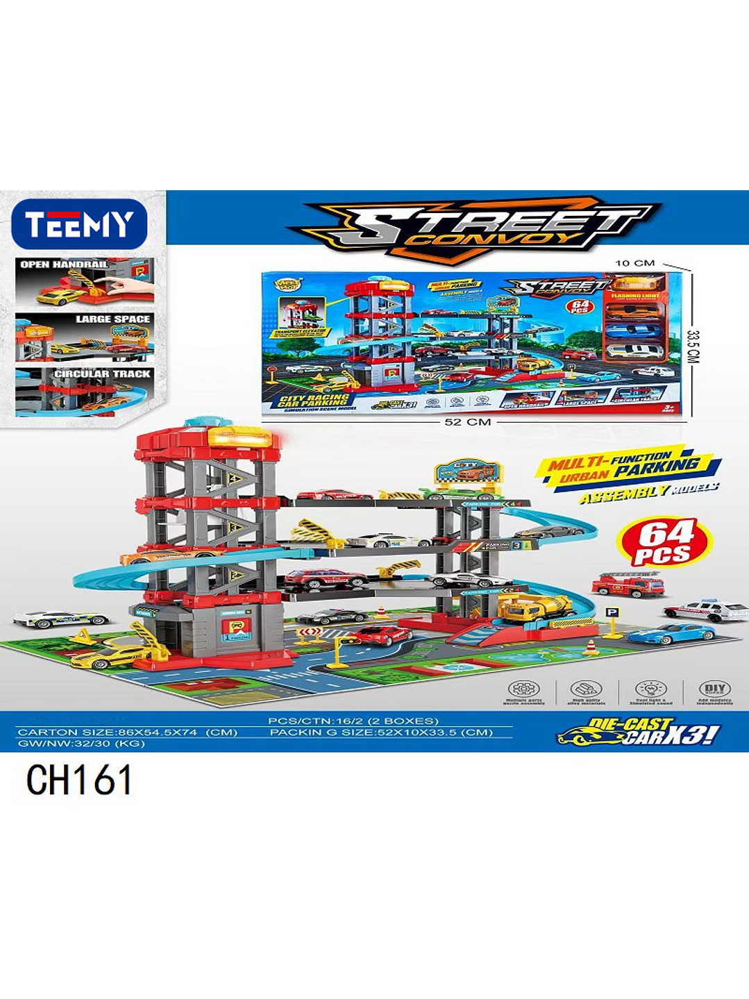 ESTACIONAMIENTO CON CARROS, PRECIO PUBLICADO ES AL POR MAYOR Y DEBEN SER 3 UNIDADES DEL MISMO  1