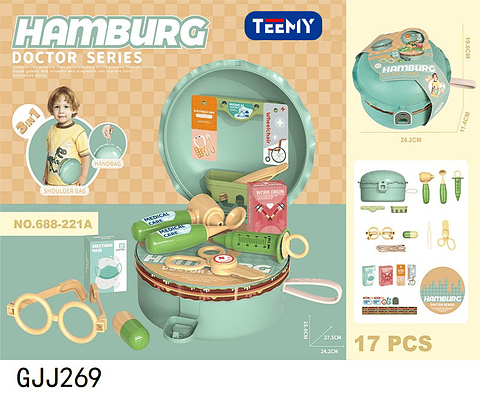 JUEGO DE DOCTOR, PRECIO PUBLICADO ES AL POR MAYOR Y DEBEN SER 3 UNIDADES DEL MISMO 