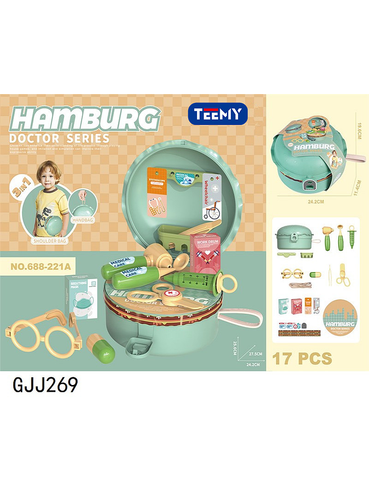 JUEGO DE DOCTOR, PRECIO PUBLICADO ES AL POR MAYOR Y DEBEN SER 3 UNIDADES DEL MISMO  1