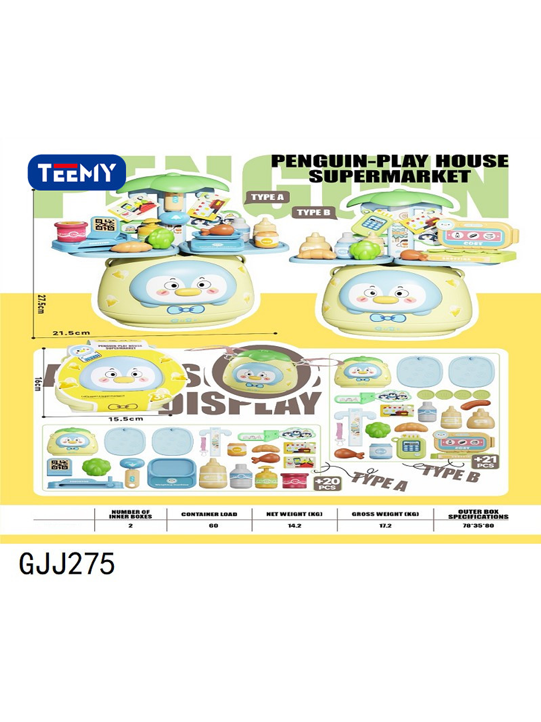 JUEGO SUPERMERCADO , PRECIO PUBLICADO ES AL POR MAYOR Y DEBEN SER 4 UNIDADES DEL MISMO  1