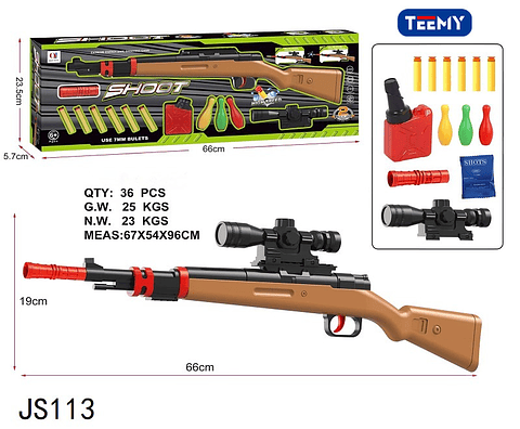 PISTOLA CON TIRO AL BLANCO, PRECIO PUBLICADO ES AL POR MAYOR Y DEBEN SER 3 UNIDADES DEL MISMO 
