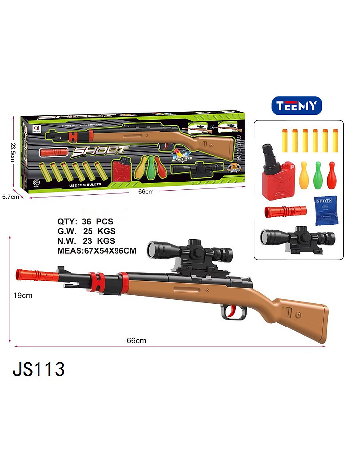 PISTOLA CON TIRO AL BLANCO, PRECIO PUBLICADO ES AL POR MAYOR Y DEBEN SER 3 UNIDADES DEL MISMO  1