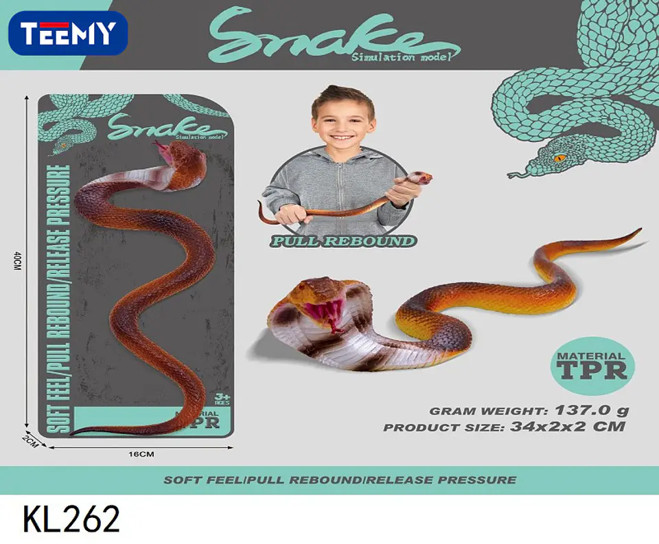 SERPIENTE DE JUGUETE ,3 DEL MISMO POR MAYOR  (KL262) 1