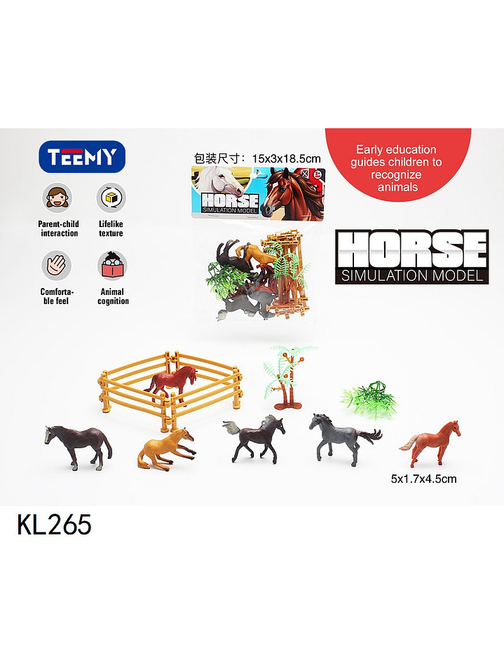 CABALLOS GRANJA, PRECIO PUBLICADO ES AL POR MAYOR Y DEBEN SER 3 UNIDADES DEL MISMO  1