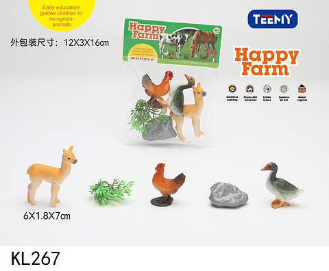 ANIMALES GRANJA, PRECIO PUBLICADO ES AL POR MAYOR Y DEBEN SER 3 UNIDADES DEL MISMO 