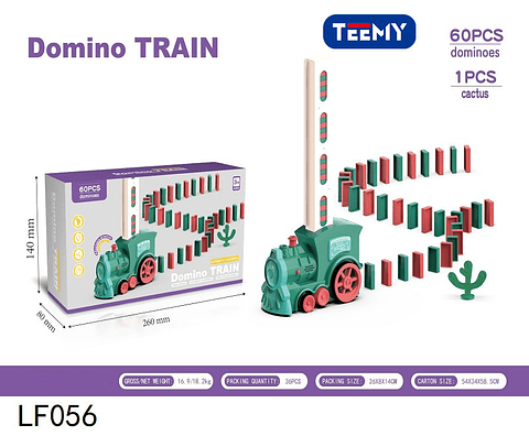 TREN DOMINO, PRECIO PUBLICADO ES AL POR MAYOR Y DEBEN SER 3 UNIDADES DEL MISMO 