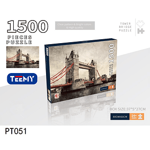 PUZZLE 1500 PIEZAS, PRECIO PUBLICADO ES AL POR MAYOR Y DEBEN SER 3 UNIDADES DEL MISMO 