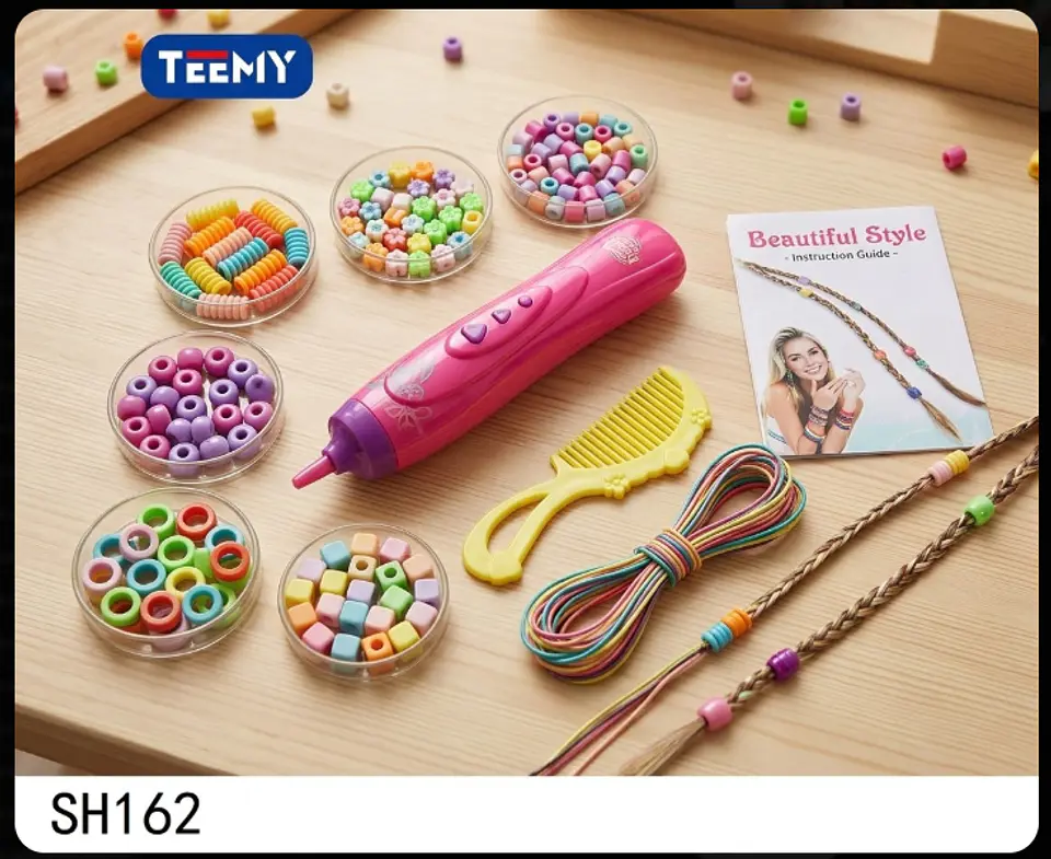 JUEGO DE MANUALIDADES PARA EL CABELLO, 3 DEL MISMO POR MAYOR  (SH162) 1