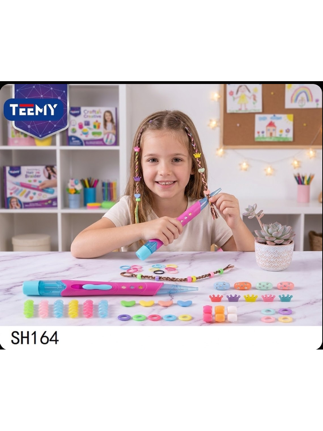 JUEGO DE MANUALIDADES PARA EL CABELLO, PRECIO PUBLICADO ES AL POR MAYOR Y DEBEN SER 3 UNIDADES DEL MISMO  1