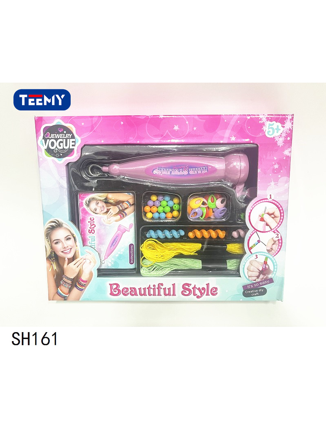 JUEGO DE MANUALIDADES PARA HACER PULSERAS, PRECIO PUBLICADO ES AL POR MAYOR Y DEBEN SER 3 UNIDADES DEL MISMO  2