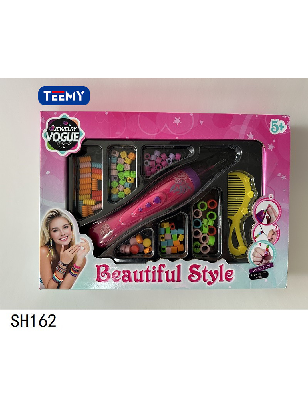 JUEGO DE MANUALIDADES PARA EL CABELLO, PRECIO PUBLICADO ES AL POR MAYOR Y DEBEN SER 3 UNIDADES DEL MISMO  2