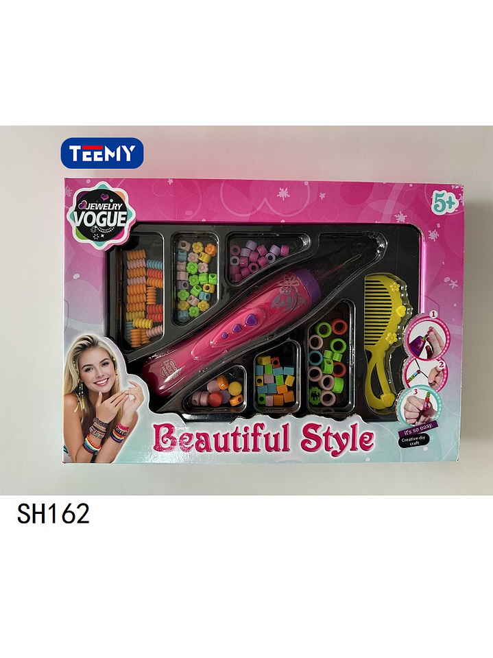 JUEGO DE MANUALIDADES PARA EL CABELLO, PRECIO PUBLICADO ES AL POR MAYOR Y DEBEN SER 3 UNIDADES DEL MISMO  2