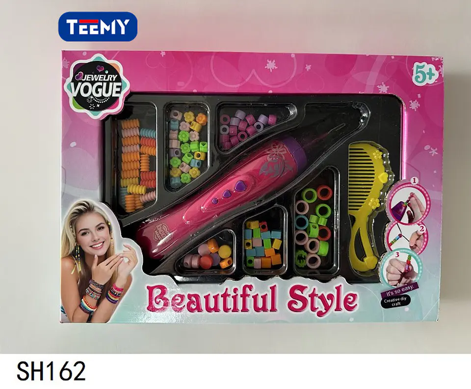 JUEGO DE MANUALIDADES PARA EL CABELLO, 3 DEL MISMO POR MAYOR  (SH162) 2