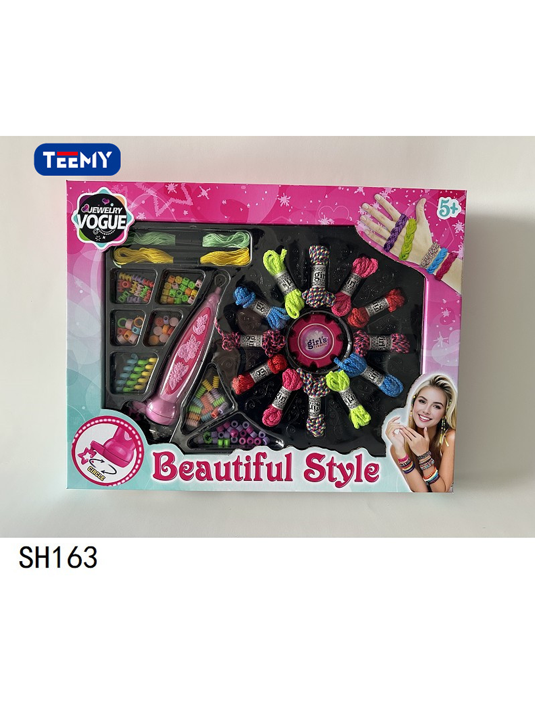 JUEGO DE MANUALIDADES PARA HACER PULSERAS, PRECIO PUBLICADO ES AL POR MAYOR Y DEBEN SER 3 UNIDADES DEL MISMO  2