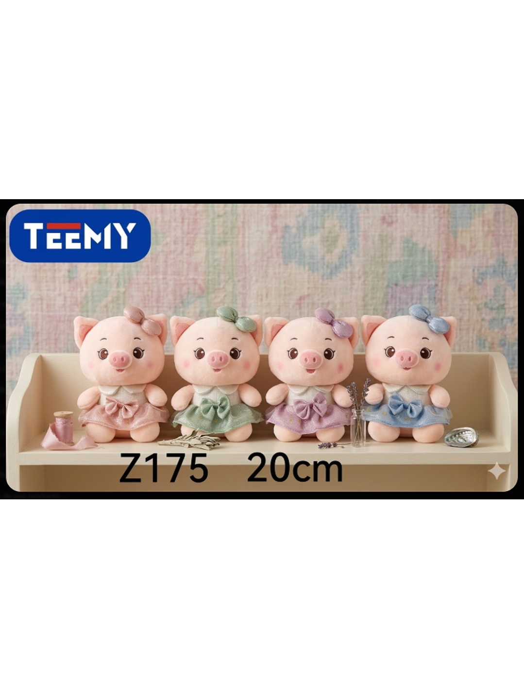 PELUCHE CHANCHO 20 CM , PRECIO PUBLICADO ES AL POR MAYOR Y DEBEN SER 3 UNIDADES DEL MISMO  1