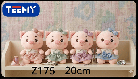 PELUCHE CHANCHO 20 CM , PRECIO PUBLICADO ES AL POR MAYOR Y DEBEN SER 3 UNIDADES DEL MISMO 