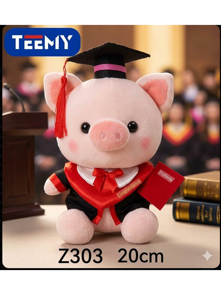 PELUCHE CHANCHO 20 CM , PRECIO PUBLICADO ES AL POR MAYOR Y DEBEN SER 3 UNIDADES DEL MISMO  1