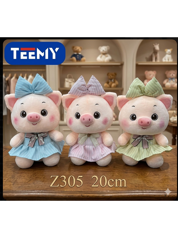 PELUCHE VACA 20 CM, PRECIO PUBLICADO ES AL POR MAYOR Y DEBEN SER 3 UNIDADES DEL MISMO  1