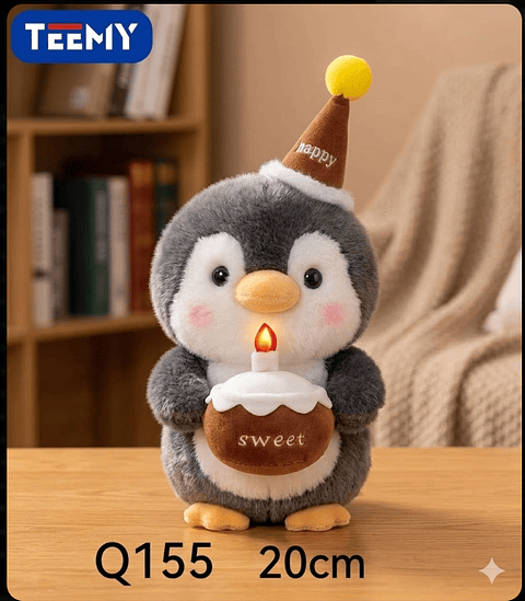 PELUCHE PINGUINO 20 CM , PRECIO PUBLICADO ES AL POR MAYOR Y DEBEN SER 3 UNIDADES DEL MISMO 