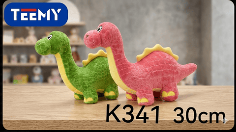 PELUCHE DINOSAURIO 30 CM, PRECIO PUBLICADO ES AL POR MAYOR Y DEBEN SER 3 UNIDADES DEL MISMO 