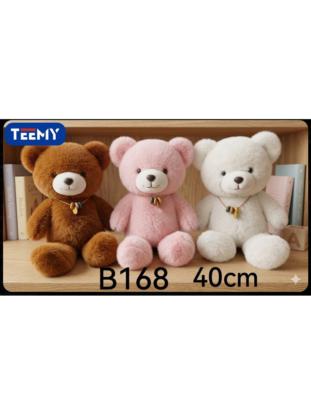 PELUCHE OSO 40 CM, PRECIO PUBLICADO ES AL POR MAYOR Y DEBEN SER 3 UNIDADES DEL MISMO  1