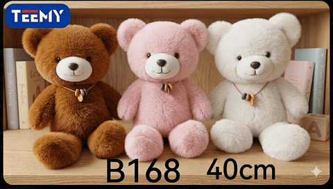 PELUCHE OSO 40 CM, PRECIO PUBLICADO ES AL POR MAYOR Y DEBEN SER 3 UNIDADES DEL MISMO 