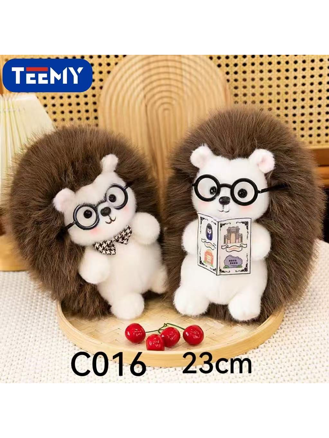 PELUCHE ERIZO 23 CM  , PRECIO PUBLICADO ES AL POR MAYOR Y DEBEN SER 4 UNIDADES DEL MISMO  1