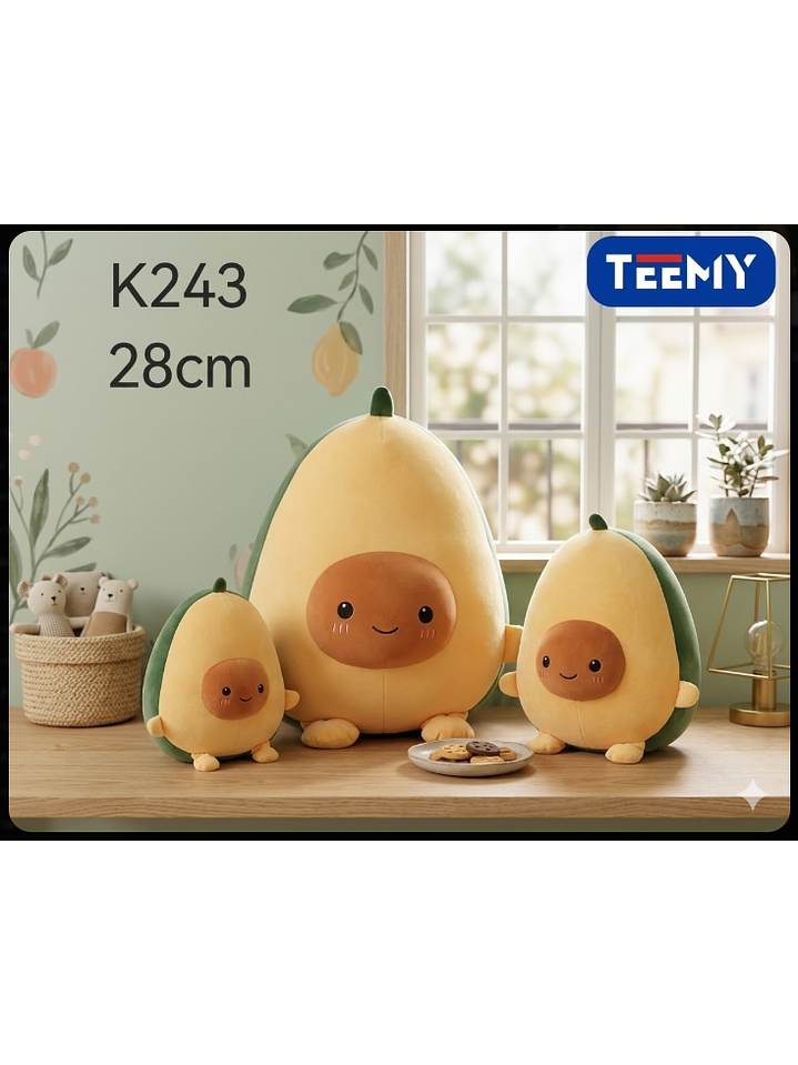 PELUCHE PALTA 28 CM, PRECIO PUBLICADO ES AL POR MAYOR Y DEBEN SER 3 UNIDADES DEL MISMO  1