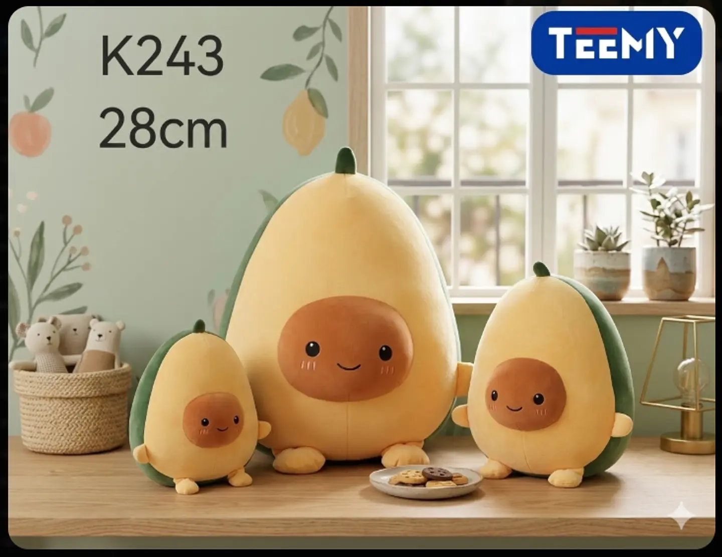 PELUCHE PALTA 28 CM, 3 DEL MISMO POR MAYOR  (K243) 1