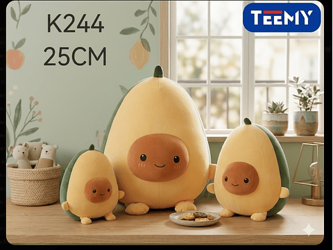 PELUCHE PALTA 25 CM , PRECIO PUBLICADO ES AL POR MAYOR Y DEBEN SER 3 UNIDADES DEL MISMO 