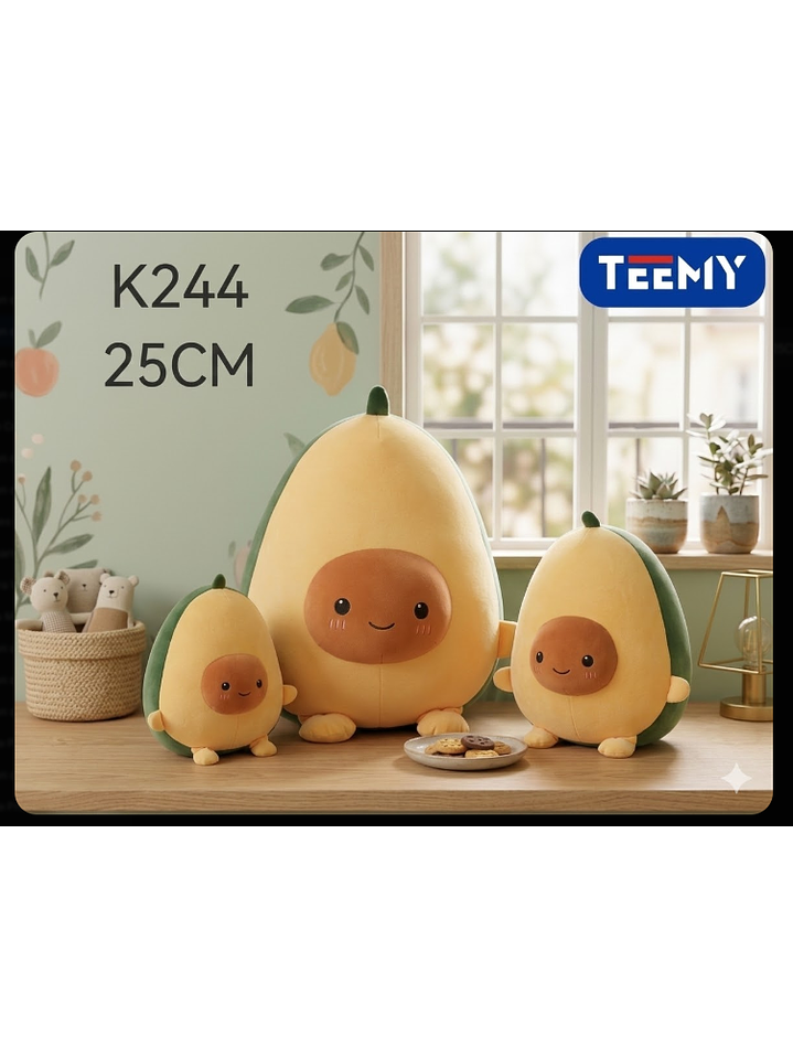 PELUCHE PALTA 25 CM , PRECIO PUBLICADO ES AL POR MAYOR Y DEBEN SER 3 UNIDADES DEL MISMO  1