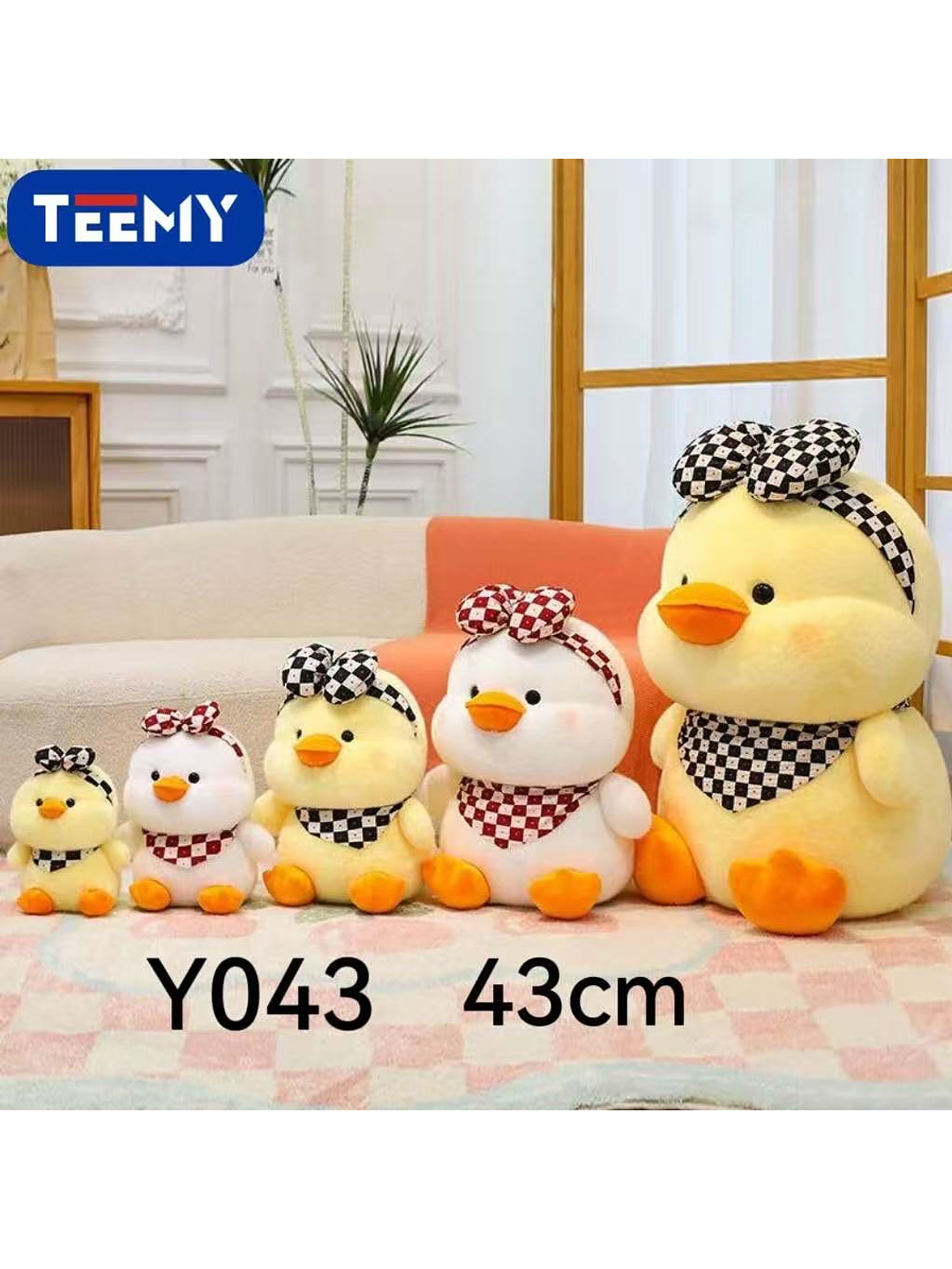 PELUCHE PATO 43 CM , PRECIO PUBLICADO ES AL POR MAYOR Y DEBEN SER 3 UNIDADES DEL MISMO  1