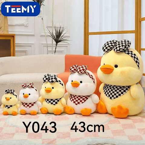 PELUCHE PATO 43 CM , PRECIO PUBLICADO ES AL POR MAYOR Y DEBEN SER 3 UNIDADES DEL MISMO 