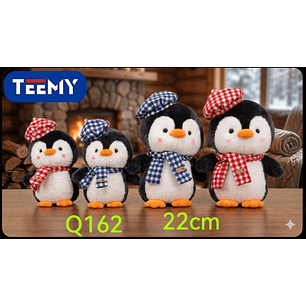 PELUCHE PINGUINO 22 CM , PRECIO PUBLICADO ES AL POR MAYOR Y DEBEN SER 3 UNIDADES DEL MISMO 