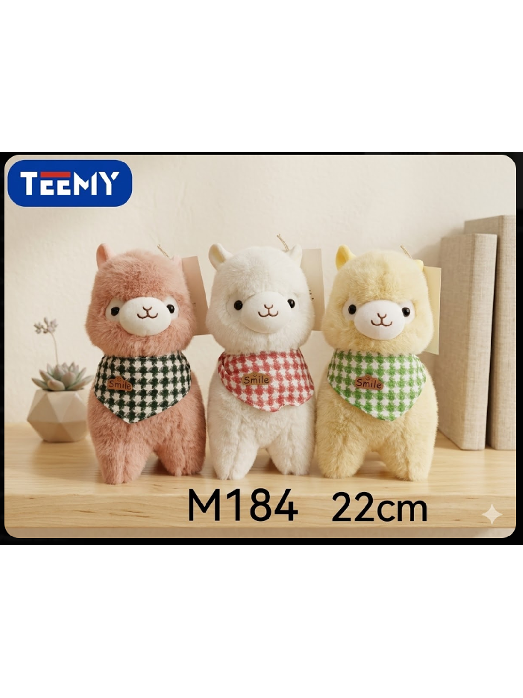 PELUCHE LLAMA 22 CM , PRECIO PUBLICADO ES AL POR MAYOR Y DEBEN SER 3 UNIDADES DEL MISMO  1