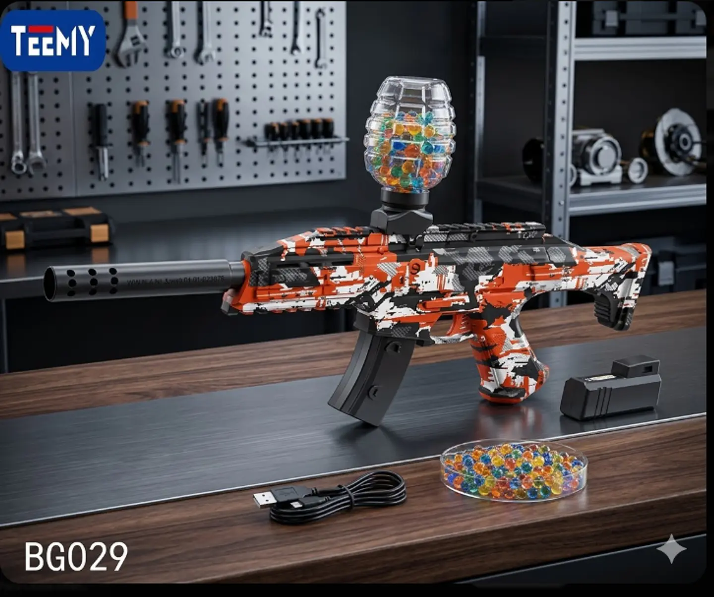 PISTOLA DE HIDROGEL, 3 DEL MISMO POR MAYOR  (BG029) 1