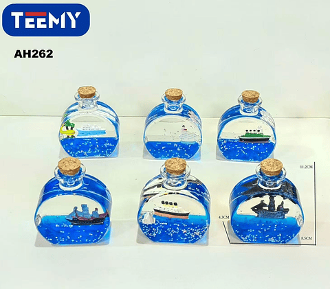 JUGUETE SENSORIAL CON LIQUIDO,  3 DEL MISMO POR MAYOR  (AH262)