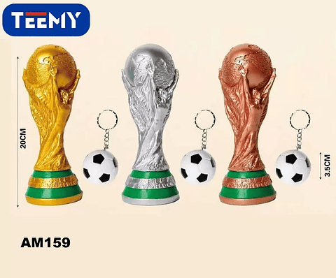 COPA DEL MUNDO CON LLAVERO ,PRECIO PUBLICADO ES AL POR MAYOR Y DEBEN SER 3 UNIDADES DEL MISMO 