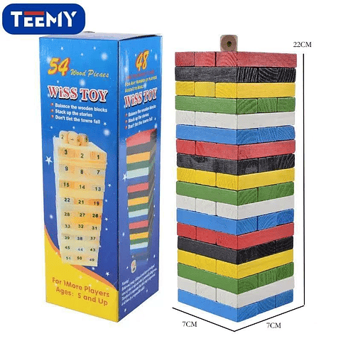 JENGA , PRECIO PUBLICADO ES AL POR MAYOR Y DEBEN SER 3 UNIDADES DEL MISMO 