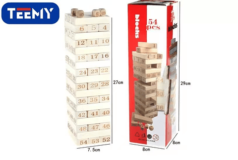 JENGA , PRECIO PUBLICADO ES AL POR MAYOR Y DEBEN SER 3 UNIDADES DEL MISMO 