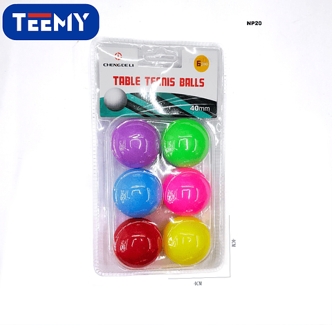 PELOTAS DE PING PONG PAQUETE 12 PCS (NP20)