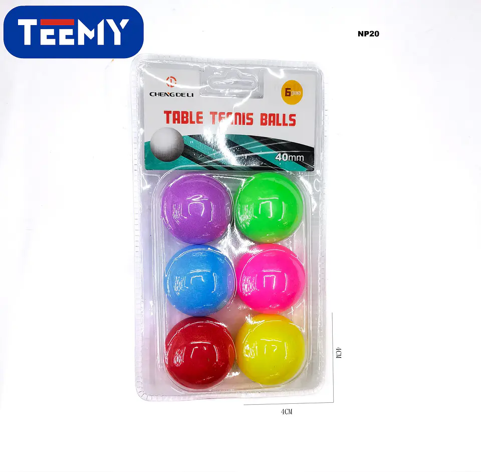 PELOTAS DE PING PONG PAQUETE 12 PCS (NP20) 1