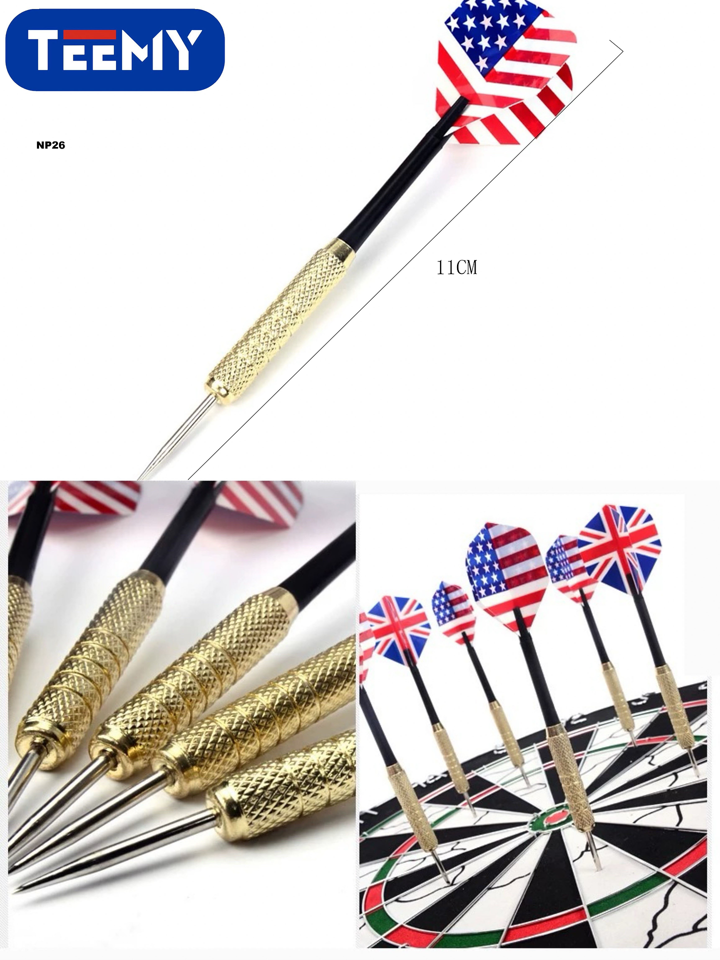 DARDOS PAQUETE 12 PIEZAS 1