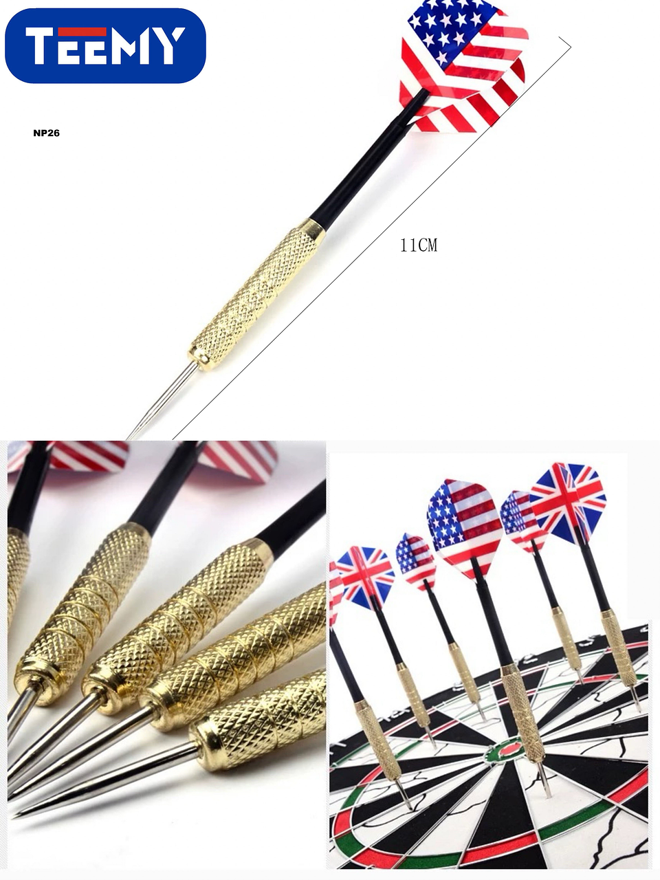 DARDOS PAQUETE 12 PIEZAS 1