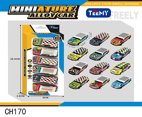 SET DE CARROS, 3 DEL MISMO POR MAYOR  (CH170)