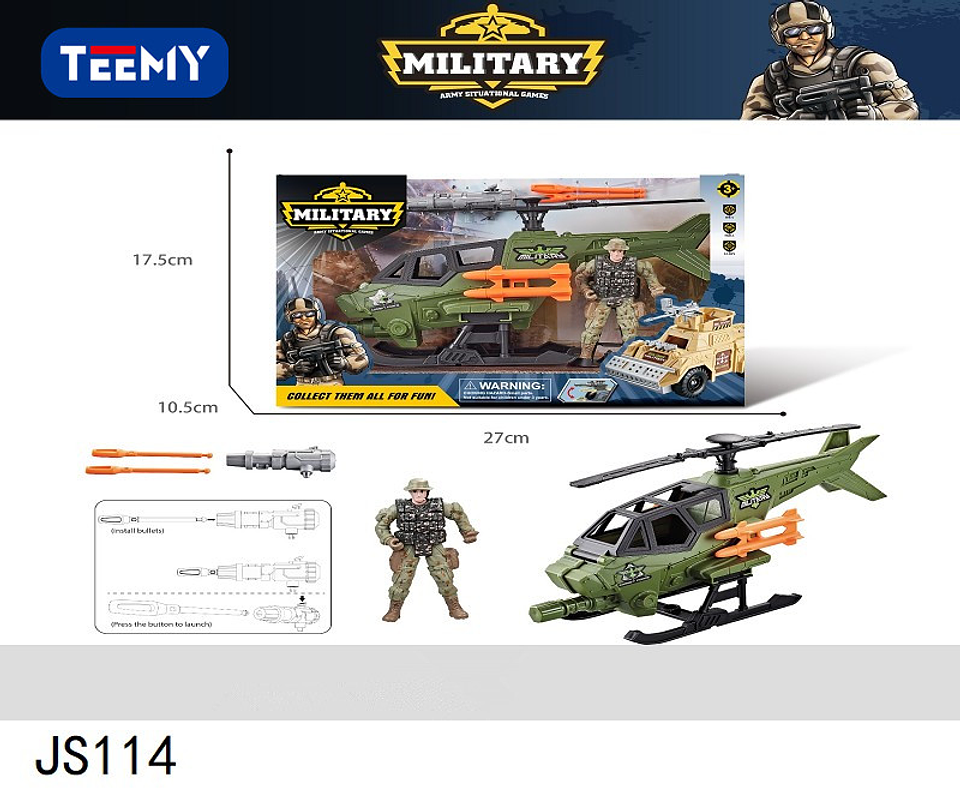 HELICOPTERO MILITAR CON ACCESORIOS, PRECIO PUBLICADO ES AL POR MAYOR Y DEBEN SER 3 UNIDADES DEL MISMO  1