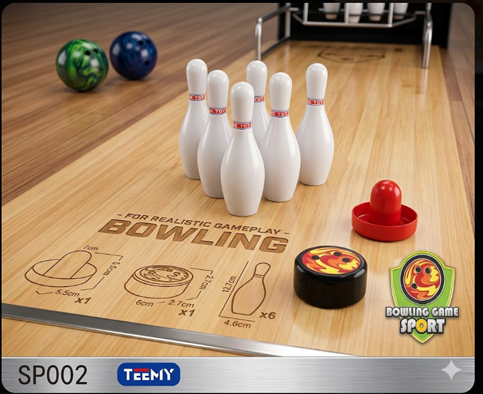 JUEGO BOWLING, PRECIO PUBLICADO ES AL POR MAYOR Y DEBEN SER 3 UNIDADES DEL MISMO  (SP002) 2