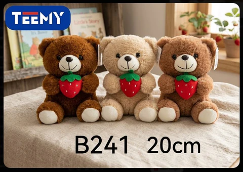 PELUCHE OSO 20 CM, 3 DEL MISMO POR MAYOR (B241)